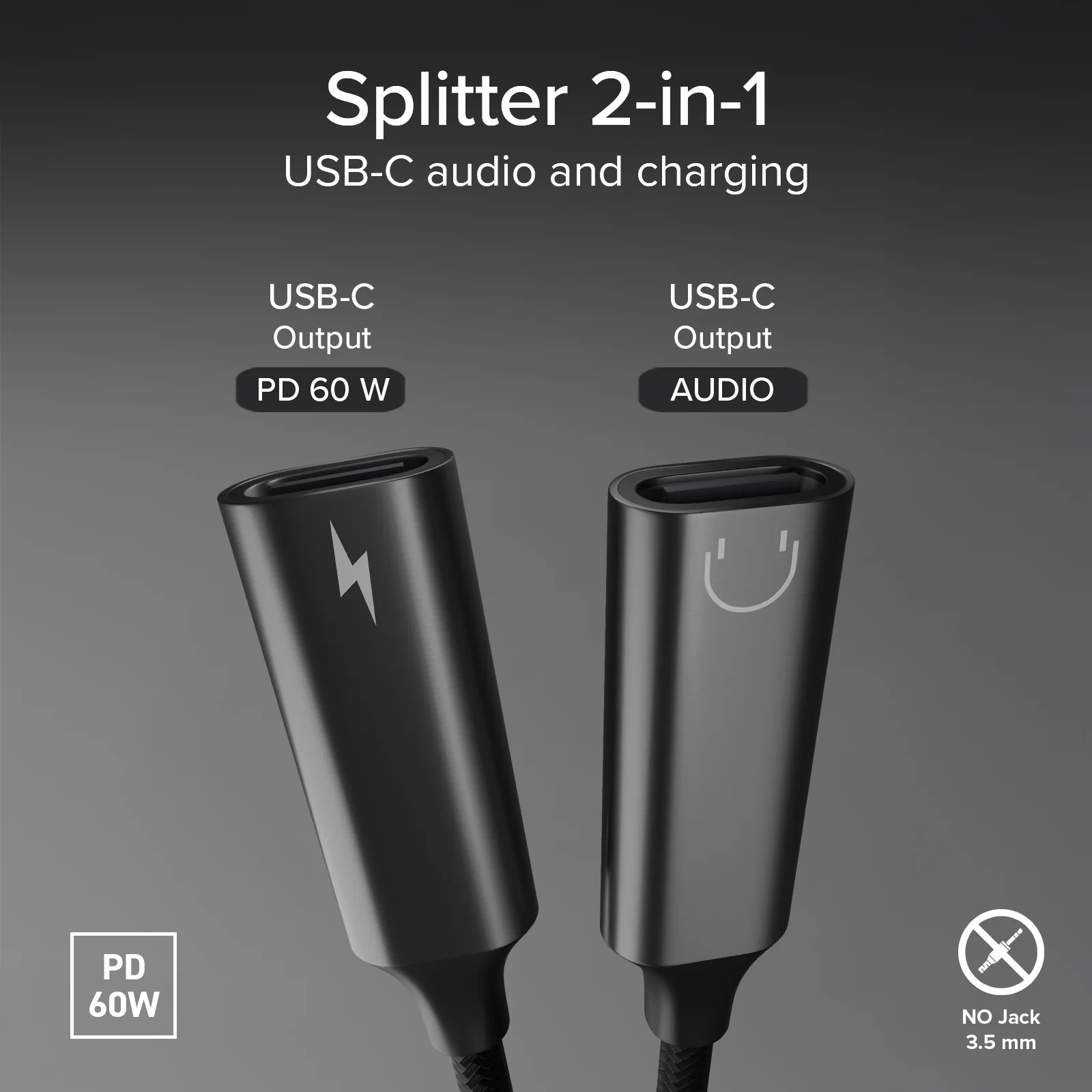 Adattatore USB-C audio e ricarica simultanea - Image 7