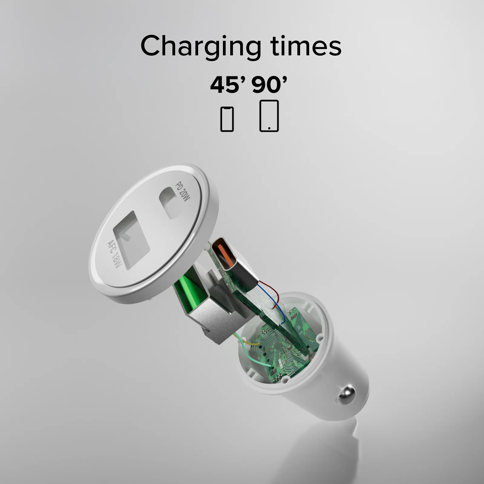 Caricatore auto - Ricarica ultra rapida 20 Watt con due porte USB, adatto per MacBook Neo - Image 7