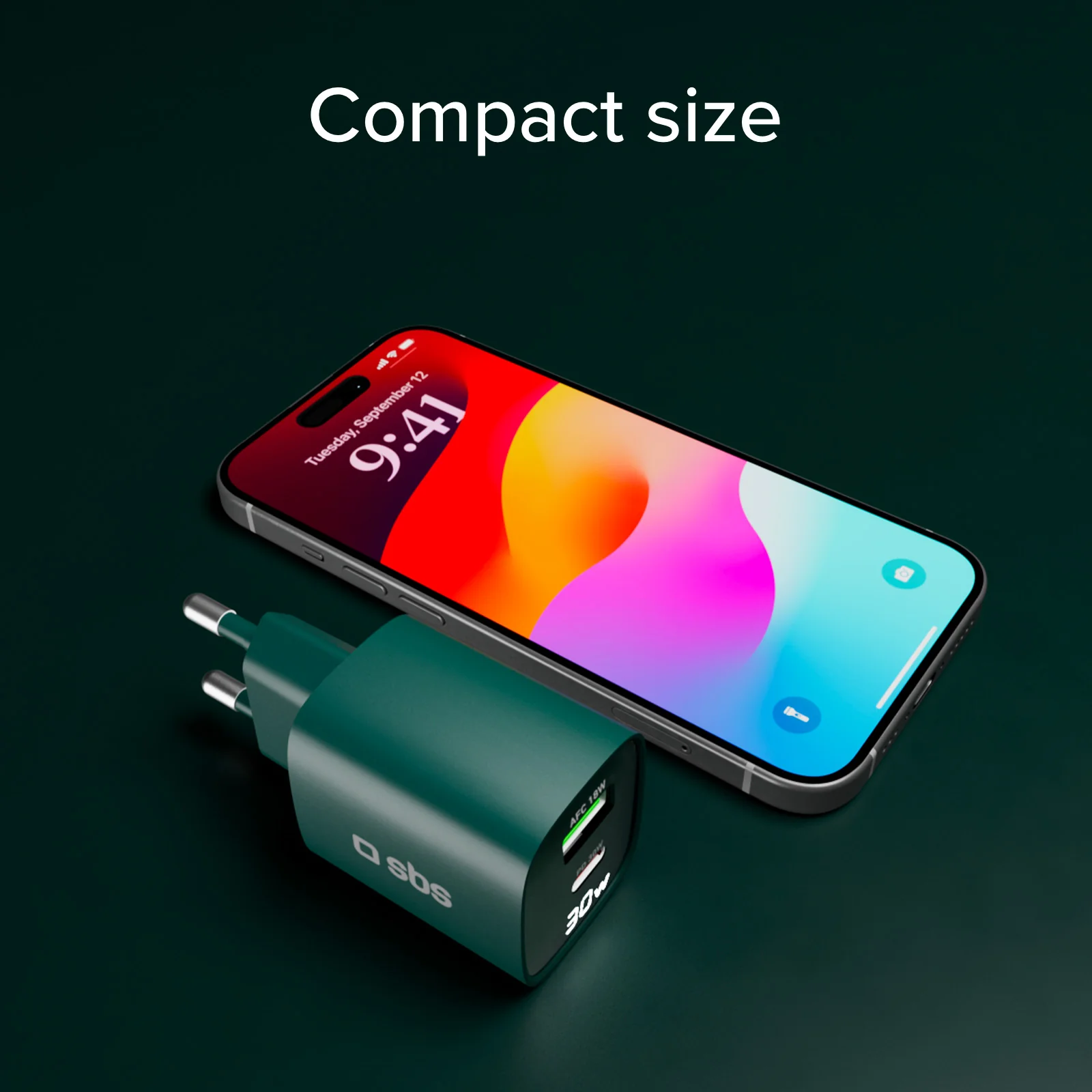 Caricabatterie da muro, schermo LCD, 1 uscita USB-C PD 30W, 1 uscita USB-A 18W - Image 50