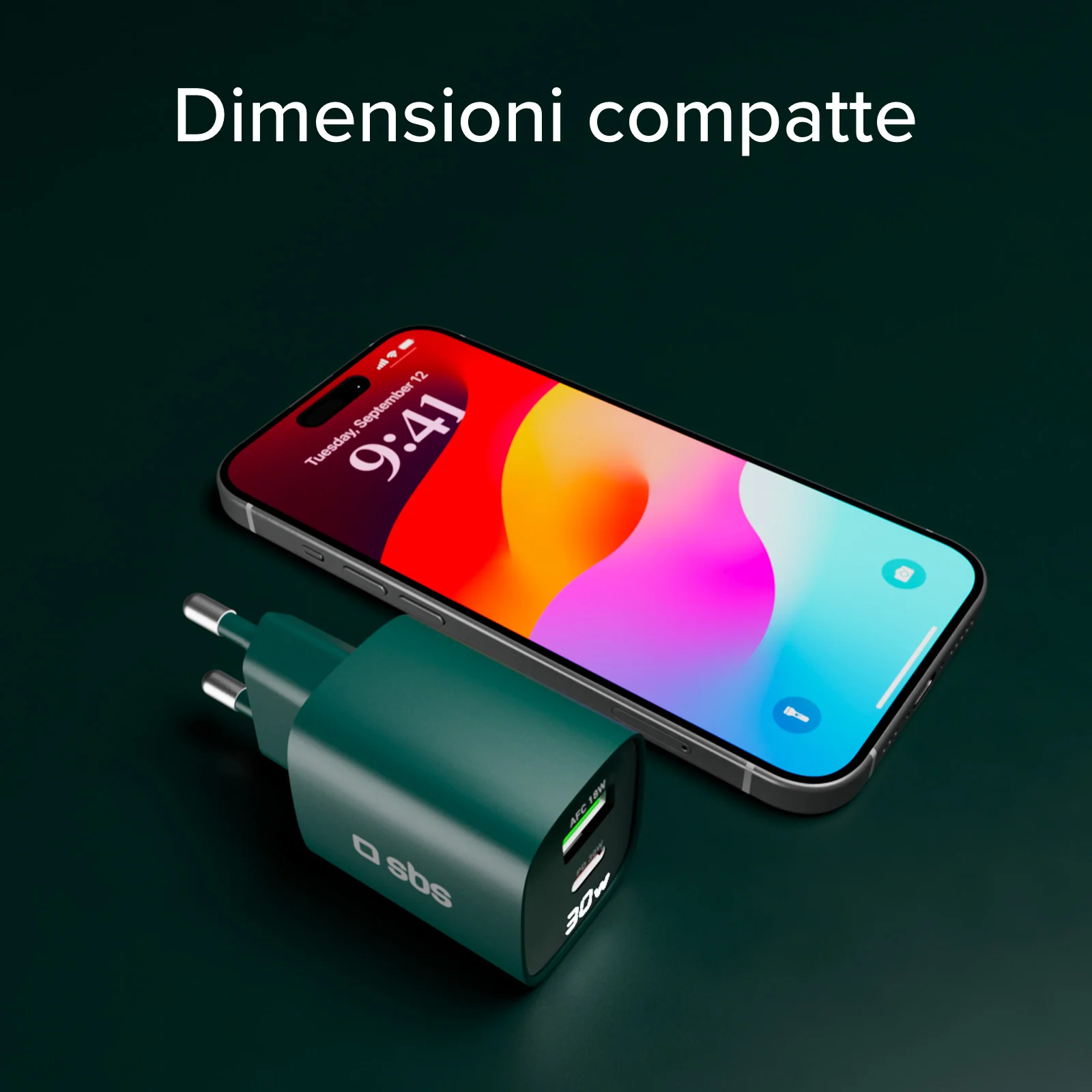 Caricabatterie da muro, schermo LCD, 1 uscita USB-C PD 30W, 1 uscita USB-A 18W - Image 51