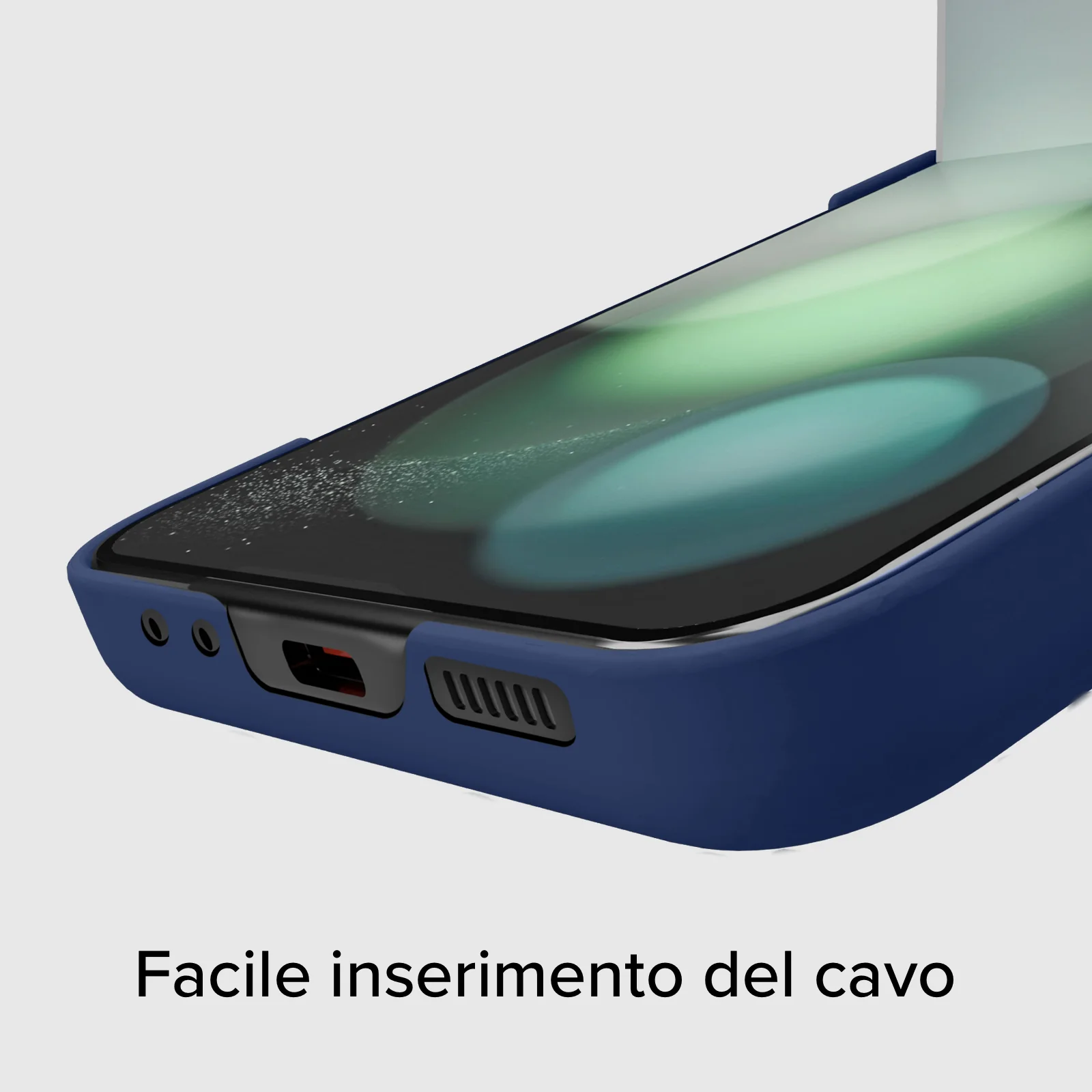 Cover in silicone con interni in microfibra per Samsung Z Flip 5 - Image 9