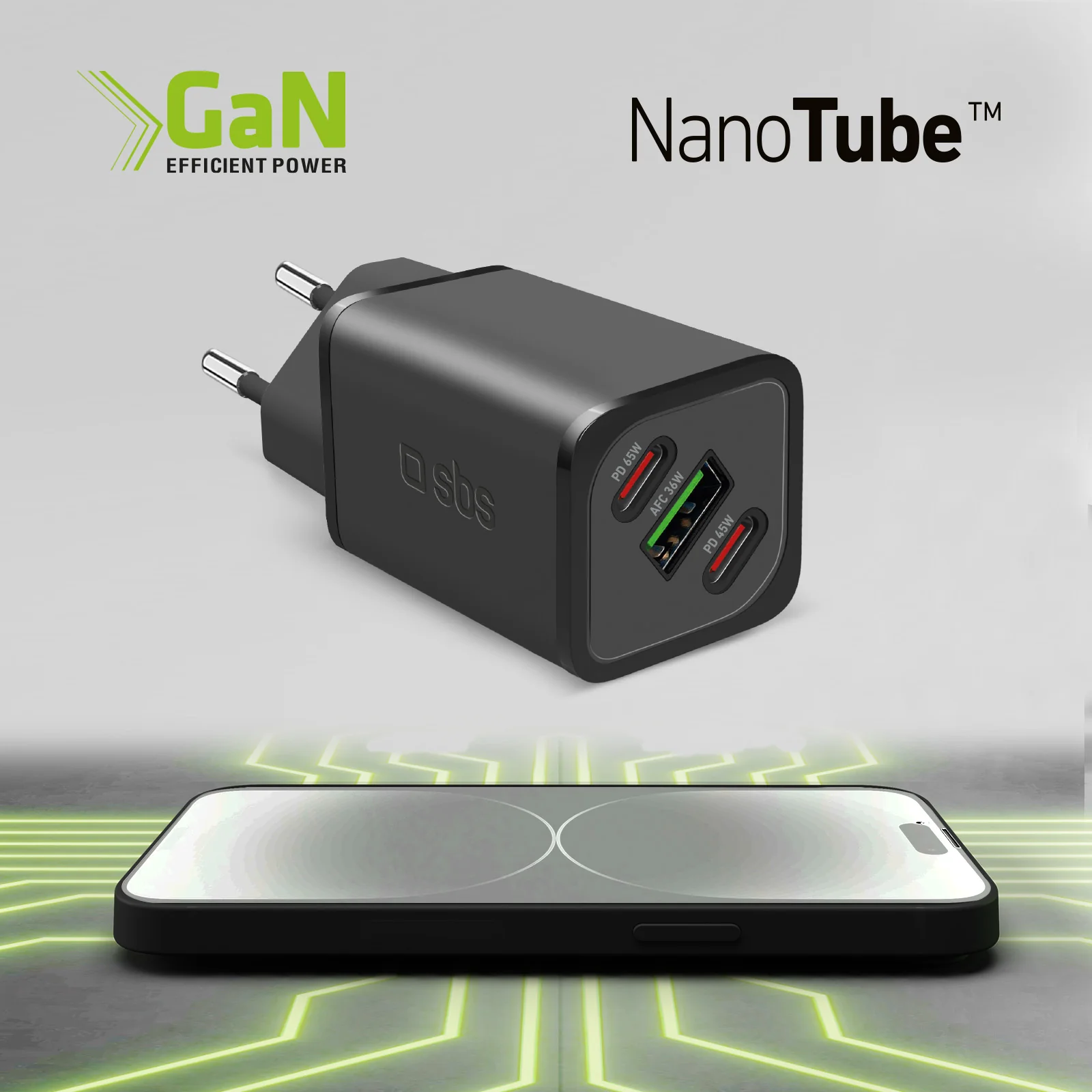 Caricatore caricabatterie GaN da 65 Watt con Power Delivery (PD) - Image 21