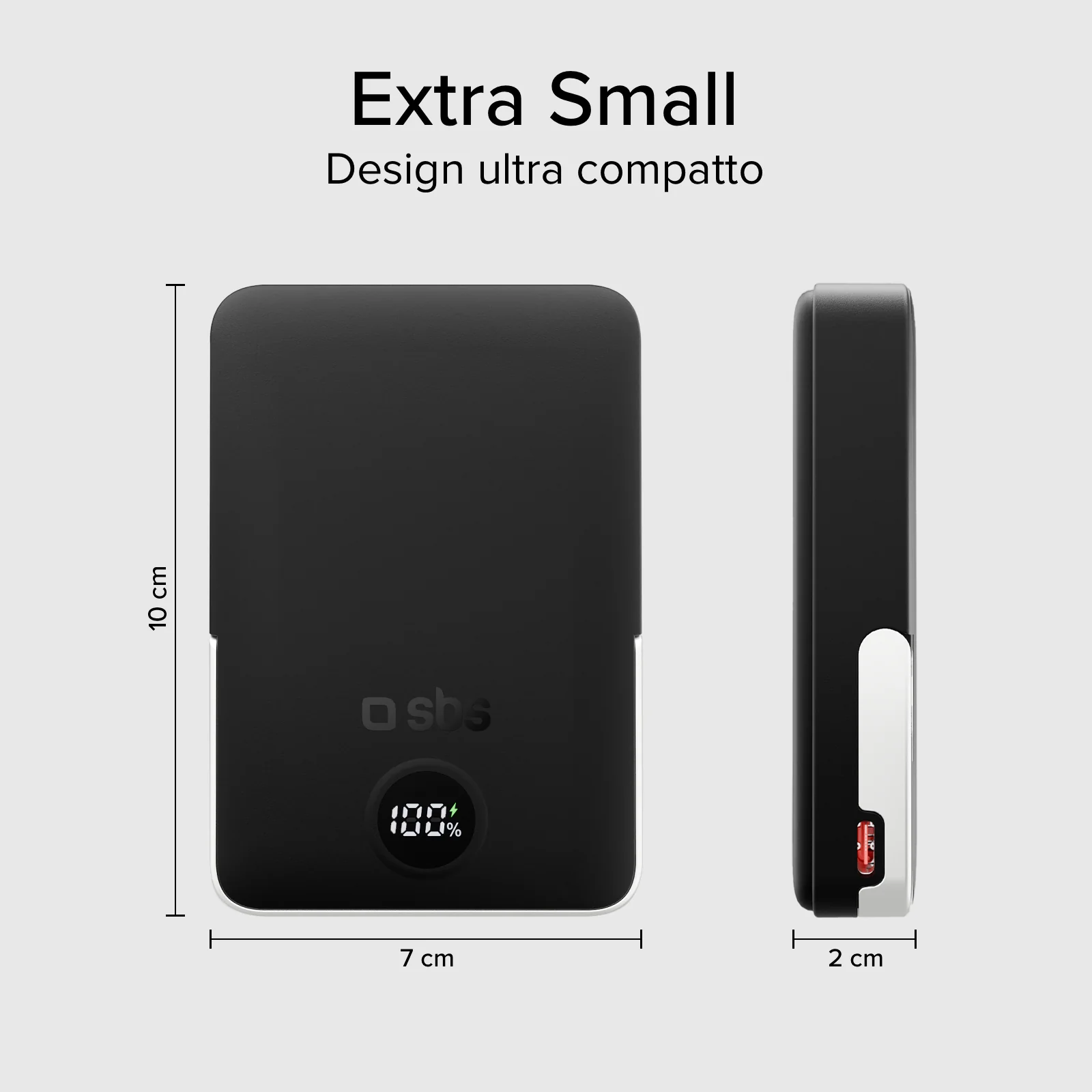 Power bank battery pack 10.000 mAh wireless con supporto stand integrato e LCD - Image 13