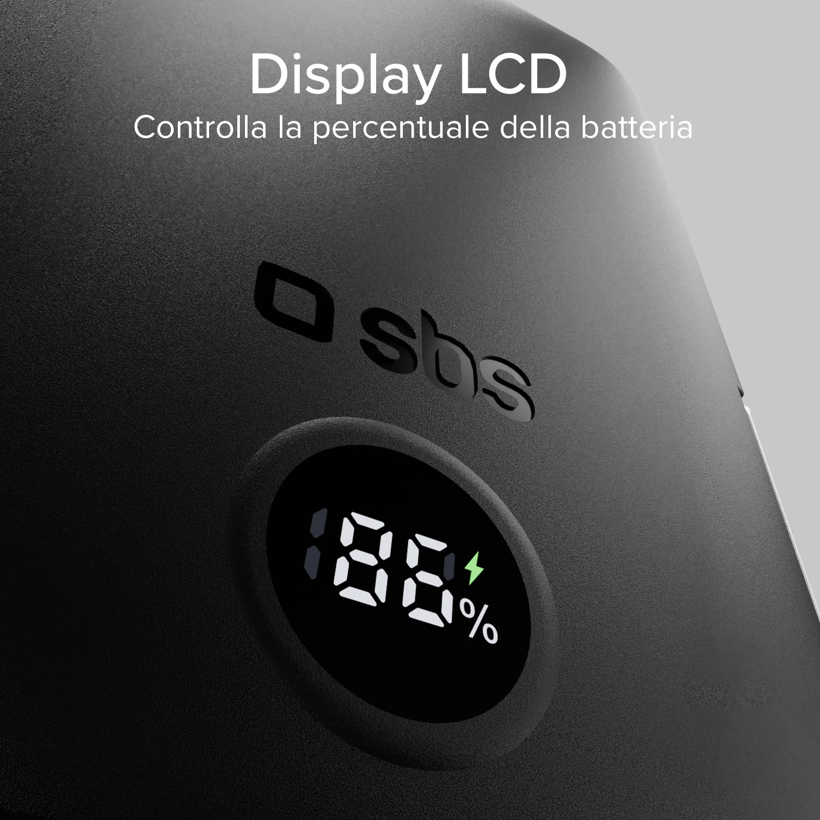 Power bank battery pack 10.000 mAh wireless con supporto stand integrato e LCD - Image 15