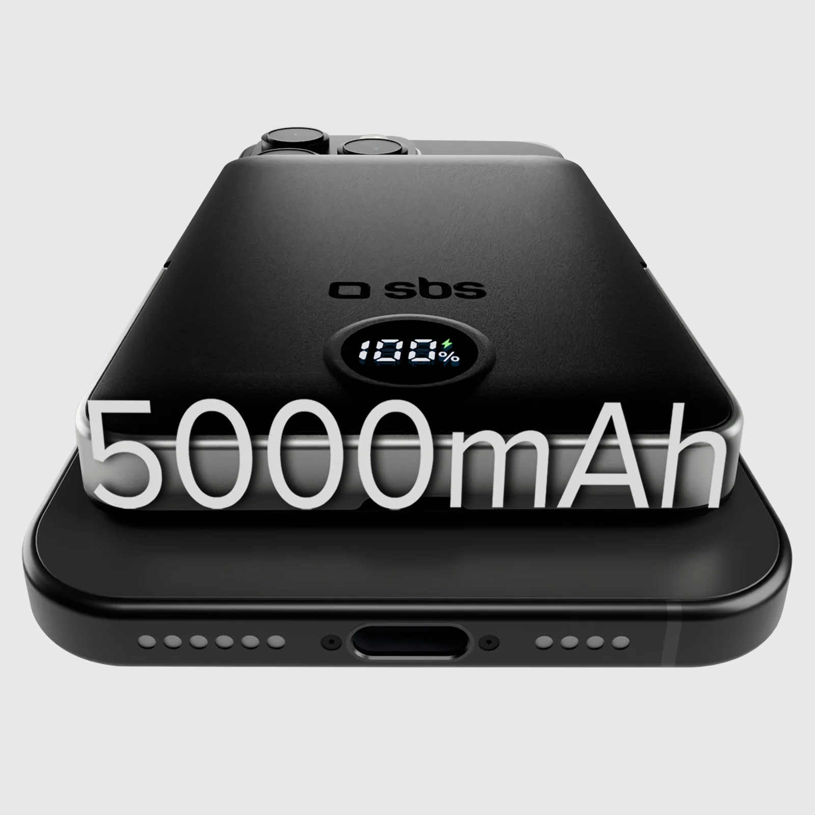 Power bank battery pack 5.000 mAh wireless con supporto stand integrato e LCD - Image 17