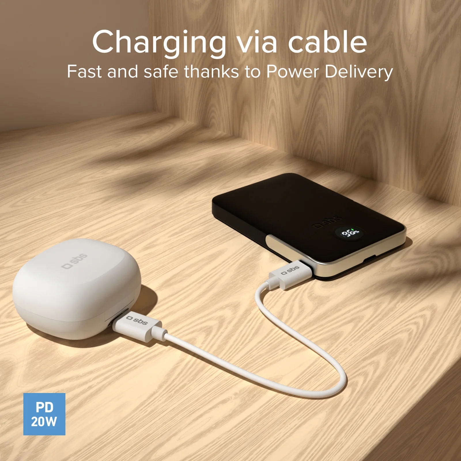 Power bank battery pack 5.000 mAh wireless con supporto stand integrato e LCD - Image 18