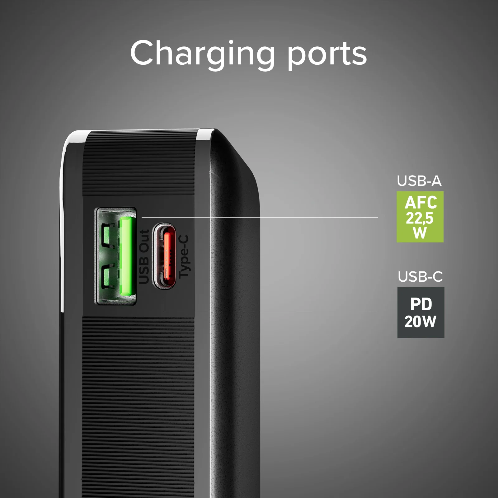 Power bank 10.000 mAh con cavo USB-C integrato - Image 9