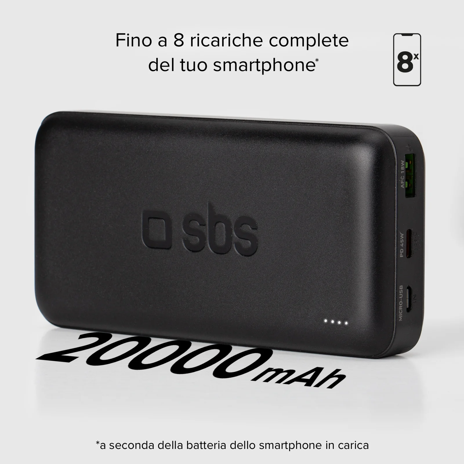 Power bank da 20.000 mAh con Power Delivery 45W - Image 10
