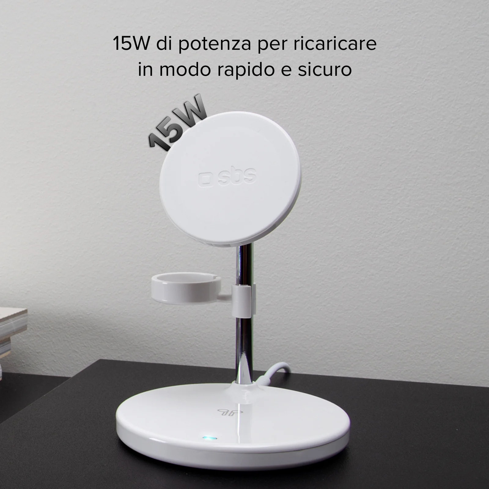 Stazione di ricarica wireless verticale 3 in 1 - Image 13