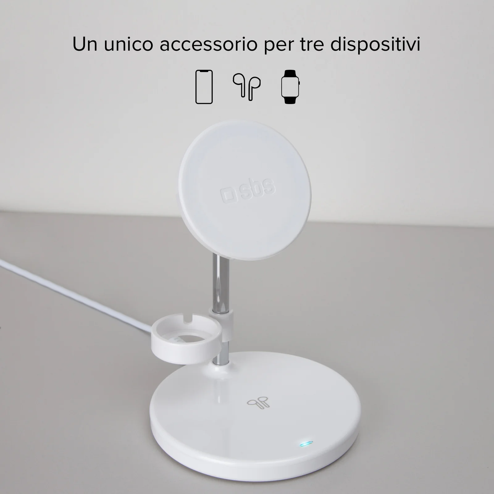 Stazione di ricarica wireless verticale 3 in 1 - Image 3